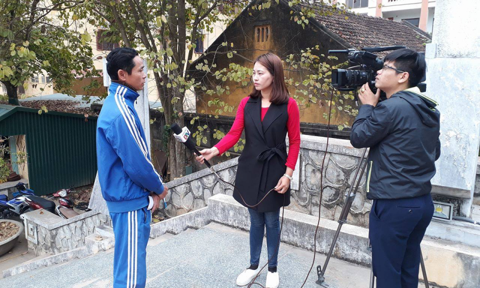 L&agrave;m thời sự tết ở ĐTV