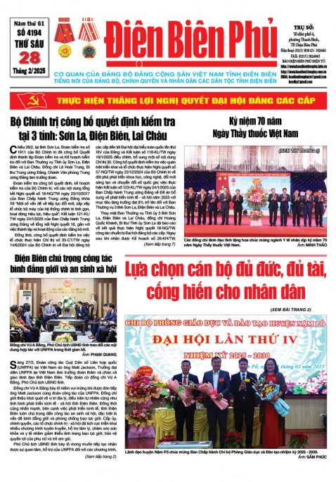 B&aacute;o thời sự Số b&aacute;o thứ s&aacute;u,ng&agrave;y 28 th&aacute;ng 2 năm 2025
