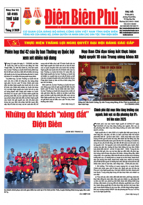 B&aacute;o thời sự Số b&aacute;o thứ s&aacute;u,ng&agrave;y 07 th&aacute;ng 2 năm 2025