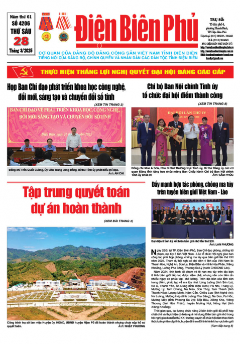 B&aacute;o thời sự Số b&aacute;o thứ s&aacute;u,ng&agrave;y 28 th&aacute;ng 3 năm 2025