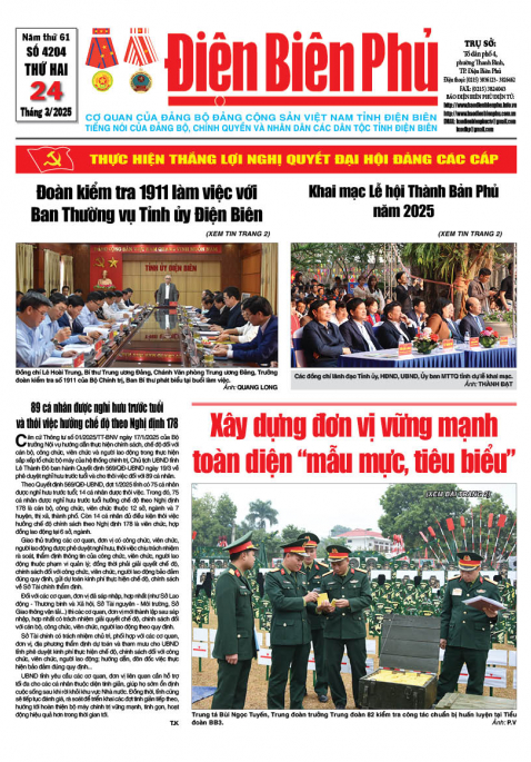B&aacute;o thời sự Số b&aacute;o thứ hai,ng&agrave;y 24 th&aacute;ng 3 năm 2025