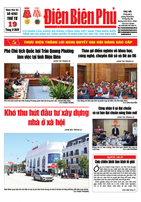 B&aacute;o thời sự Số b&aacute;o thứ tư,ng&agrave;y 19 th&aacute;ng 3 năm 2025