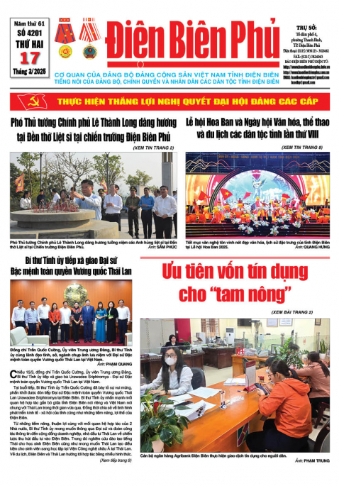 B&aacute;o thời sự Số b&aacute;o thứ hai,ng&agrave;y 17 th&aacute;ng 3 năm 2025