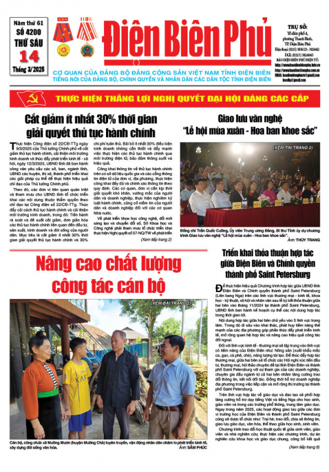 B&aacute;o thời sự Số b&aacute;o thứ s&aacute;u,ng&agrave;y 14 th&aacute;ng 3 năm 2025