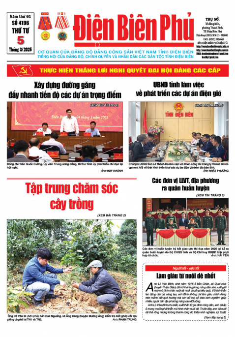 B&aacute;o thời sự Số b&aacute;o thứ tư,ng&agrave;y 05 th&aacute;ng 3 năm 2025