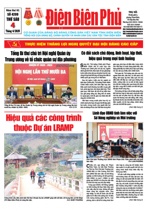 B&aacute;o thời sự Số b&aacute;o thứ s&aacute;u,ng&agrave;y 04 th&aacute;ng 4 năm 2025