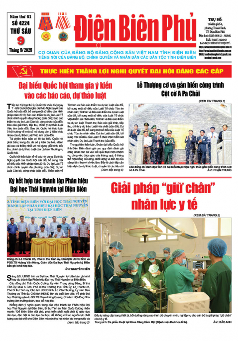 B&aacute;o thời sự Số b&aacute;o thứ s&aacute;u,ng&agrave;y 09 th&aacute;ng 5 năm 2025