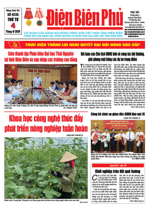 B&aacute;o thời sự Số b&aacute;o thứ tư,ng&agrave;y 04 th&aacute;ng 6 năm 2025