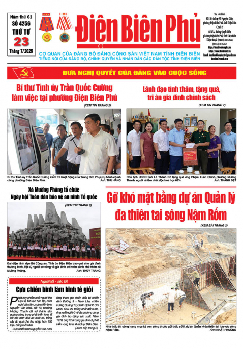 B&aacute;o thời sự Số b&aacute;o thứ tư,ng&agrave;y 23 th&aacute;ng 7 năm 2025