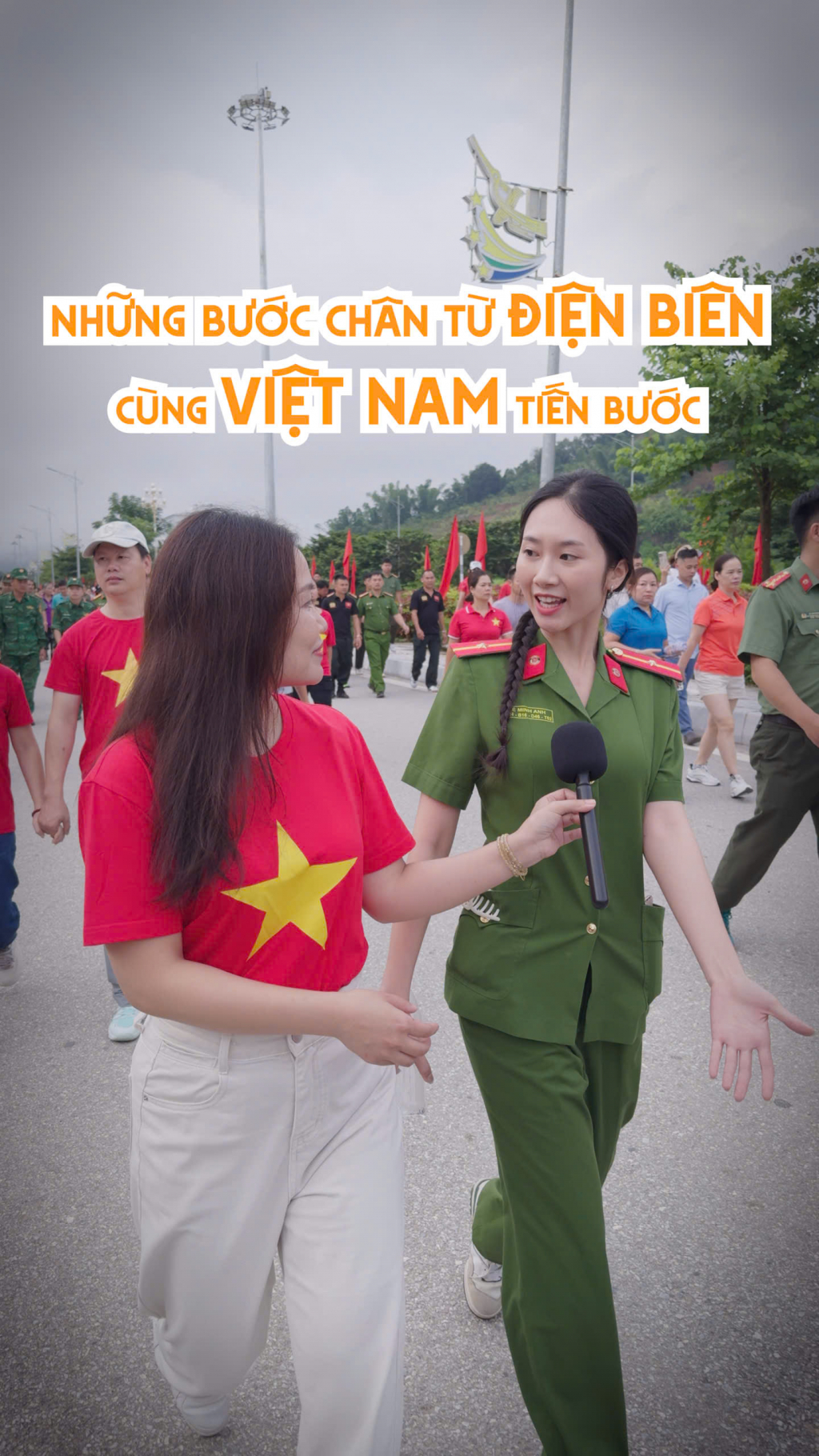 Những bước ch&acirc;n từ Điện Bi&ecirc;n c&ugrave;ng Việt Nam tiến bước