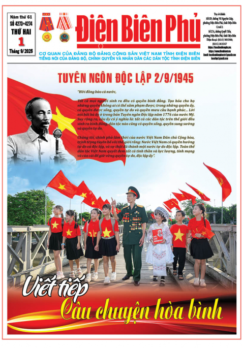 B&aacute;o thời sự Số b&aacute;o thứ hai,ng&agrave;y 01 th&aacute;ng 9 năm 2025