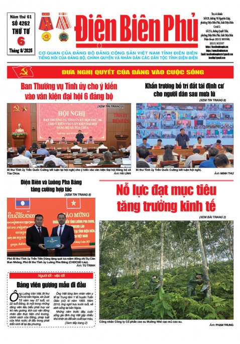 B&aacute;o thời sự Số b&aacute;o thứ tư,ng&agrave;y 06 th&aacute;ng 8 năm 2025