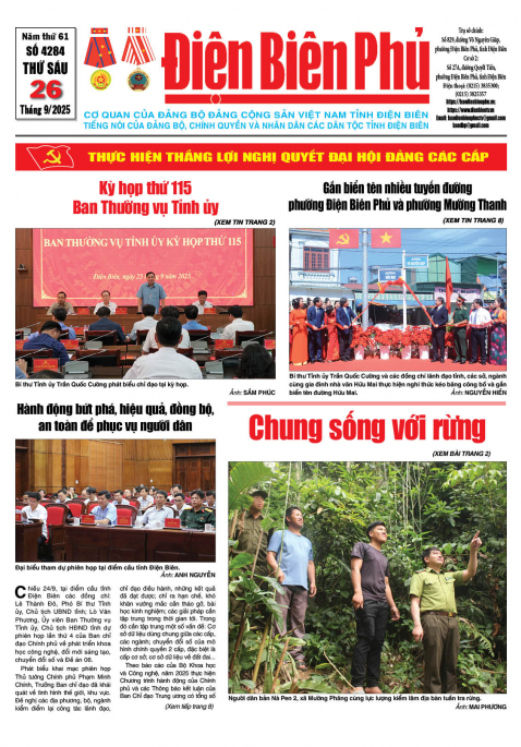 B&aacute;o thời sự Số b&aacute;o thứ s&aacute;u,ng&agrave;y 26 th&aacute;ng 9 năm 2025