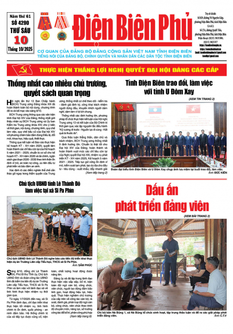 B&aacute;o thời sự Số b&aacute;o thứ s&aacute;u,ng&agrave;y 10 th&aacute;ng 10 năm 2025