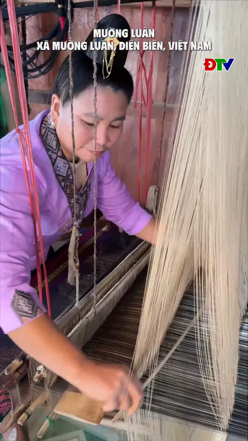 G&igrave;n giữ n&eacute;t đẹp nghề dệt thổ cẩm L&agrave;o ở Mường Lu&acirc;n