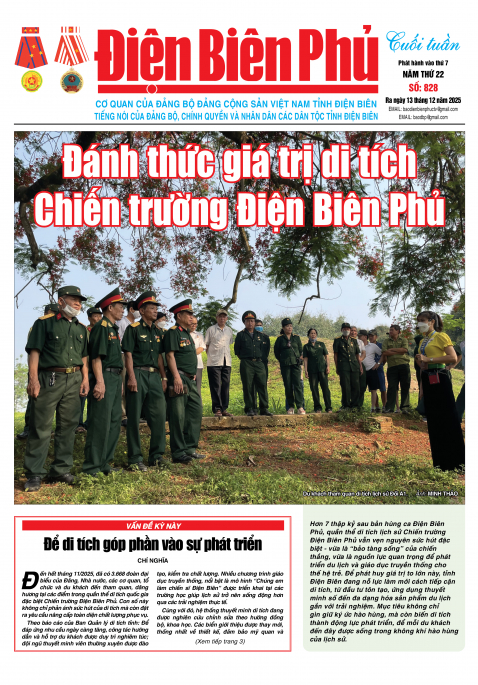 B&aacute;o cuối tuần Số b&aacute;o thứ bảy,ng&agrave;y 13 th&aacute;ng 12 năm 2025