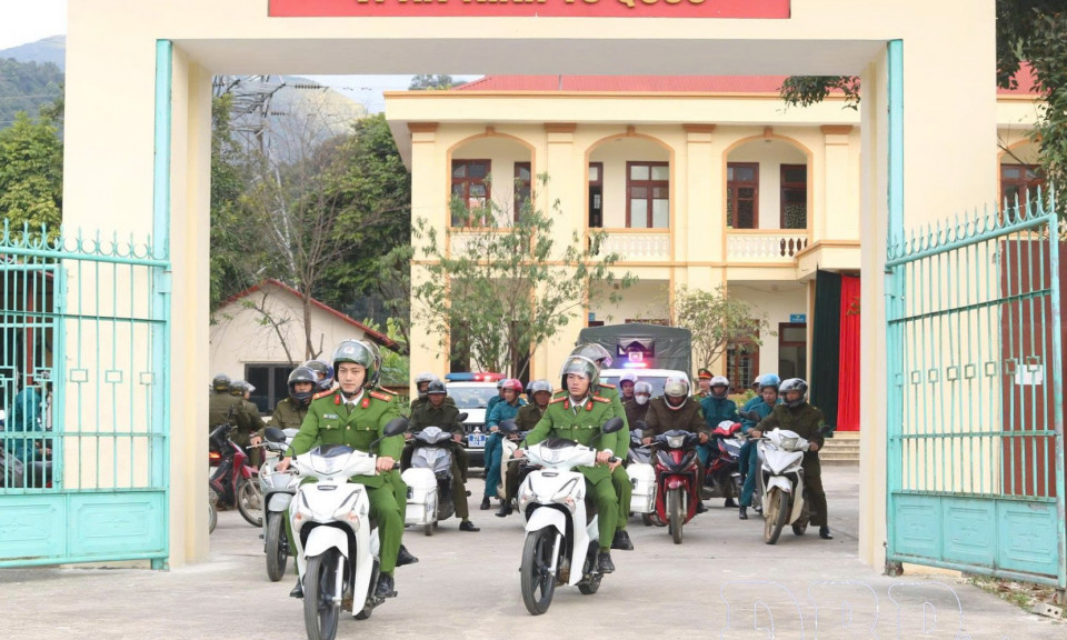 C&ocirc;ng an N&agrave; Tấu quyết t&acirc;m đấu tranh, ngăn chặn, đẩy l&ugrave;i c&aacute;c loại tội phạm