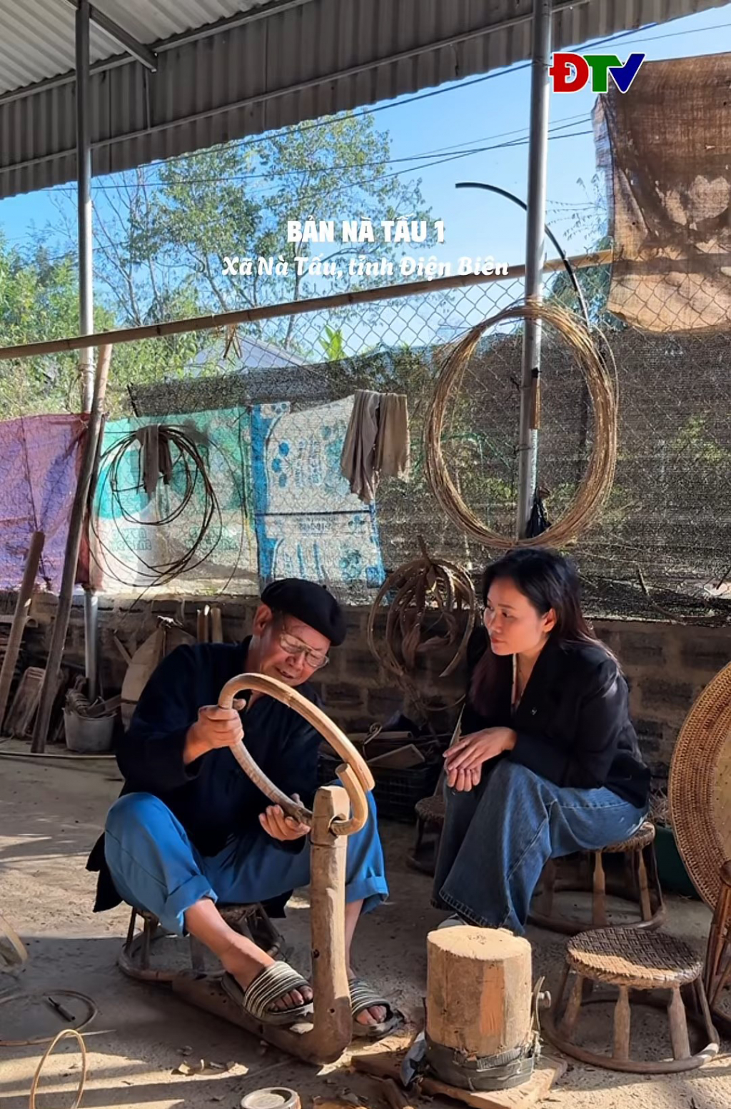 Ở L&agrave;ng nghề m&acirc;y tre đan N&agrave; Tấu