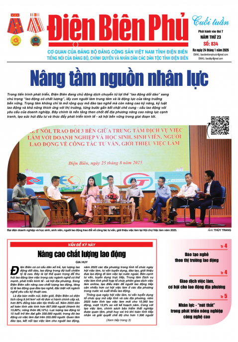 B&aacute;o cuối tuần Số b&aacute;o thứ bảy,ng&agrave;y 24 th&aacute;ng 1 năm 2026