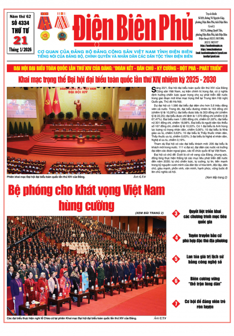 B&aacute;o thời sự Số b&aacute;o thứ tư,ng&agrave;y 21 th&aacute;ng 1 năm 2026