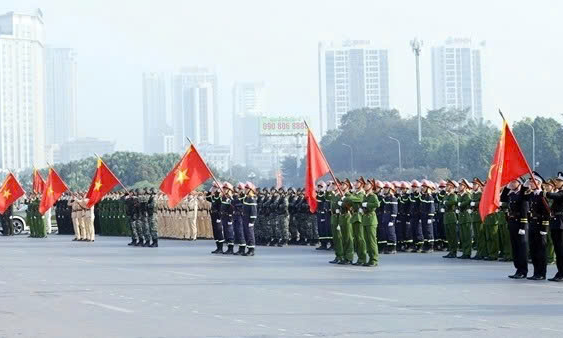 T&aacute;i diễn luận điệu đ&ograve;i phi ch&iacute;nh trị h&oacute;a lực lượng C&ocirc;ng an, Qu&acirc;n đội trước Đại hội XIV của Đảng