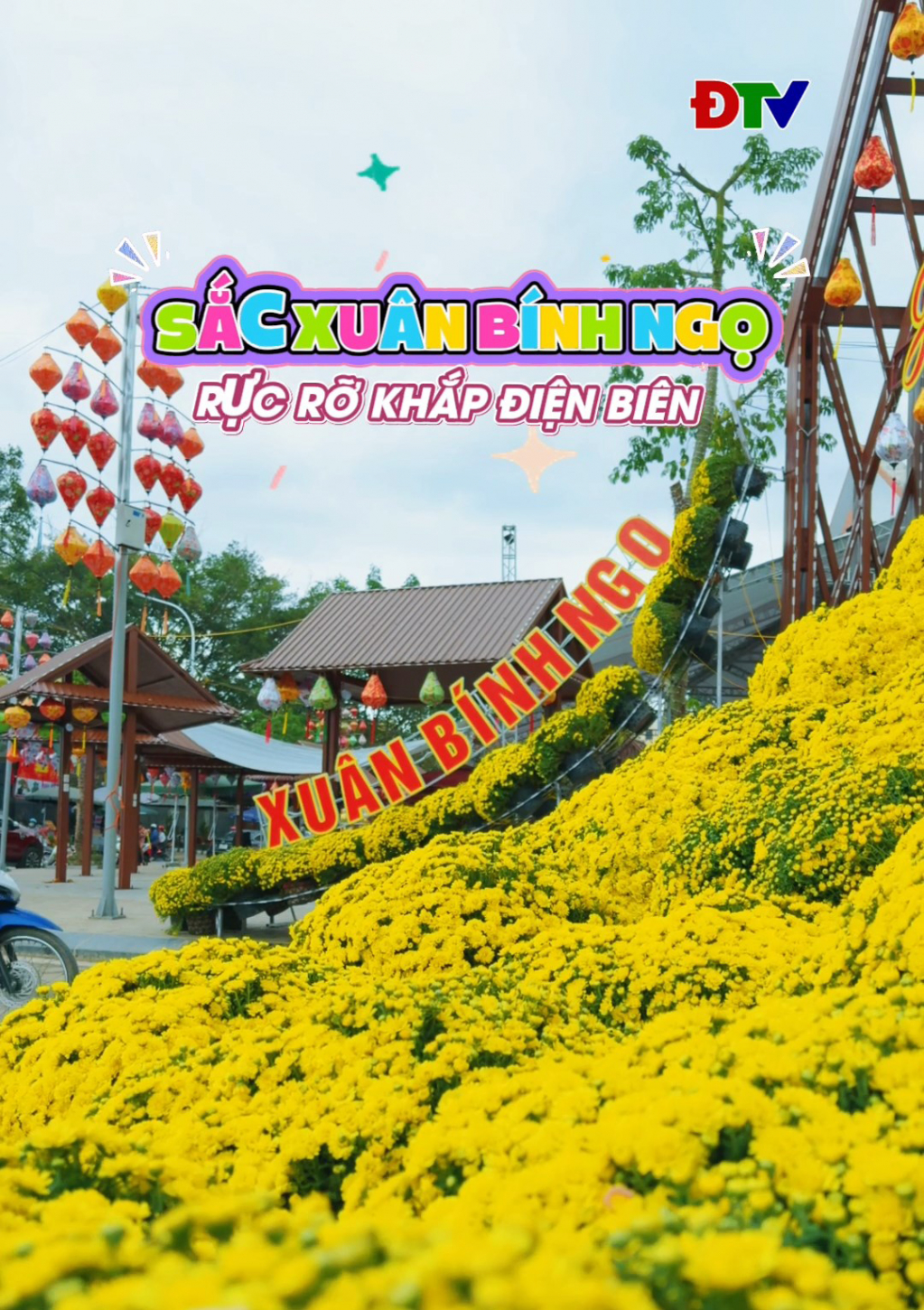 Sắc xu&acirc;n B&iacute;nh Ngọ rực rỡ khắp Điện Bi&ecirc;n