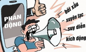 Cảnh gi&aacute;c luận điệu b&ocirc;i nhọ, đả k&iacute;ch việc thực hiện Nghị quyết Đại hội XIV của Đảng