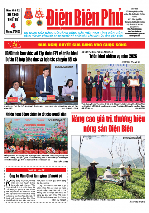 B&aacute;o thời sự Số b&aacute;o thứ tư,ng&agrave;y 04 th&aacute;ng 2 năm 2026