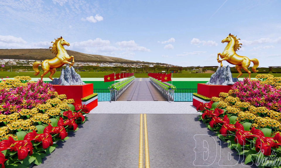 Đường hoa Mường Thanh - điểm nhấn đ&oacute;n xu&acirc;n 2026