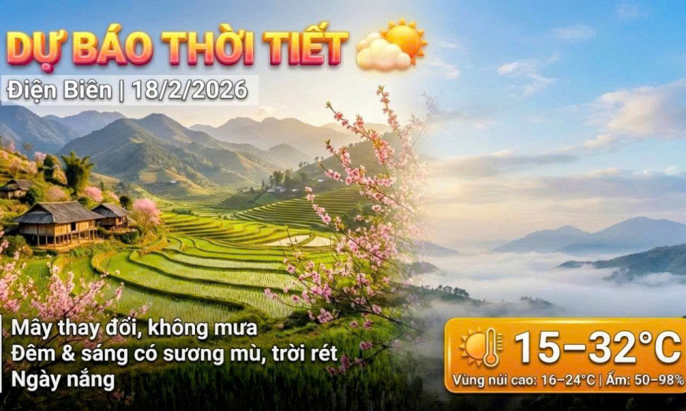 Bản tin Dự b&aacute;o thời tiết ng&agrave;y 18/2/2026