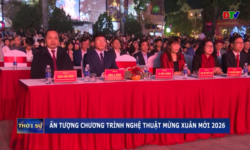 Ấn tượng chương tr&igrave;nh nghệ thuật mừng xu&acirc;n mới 2026