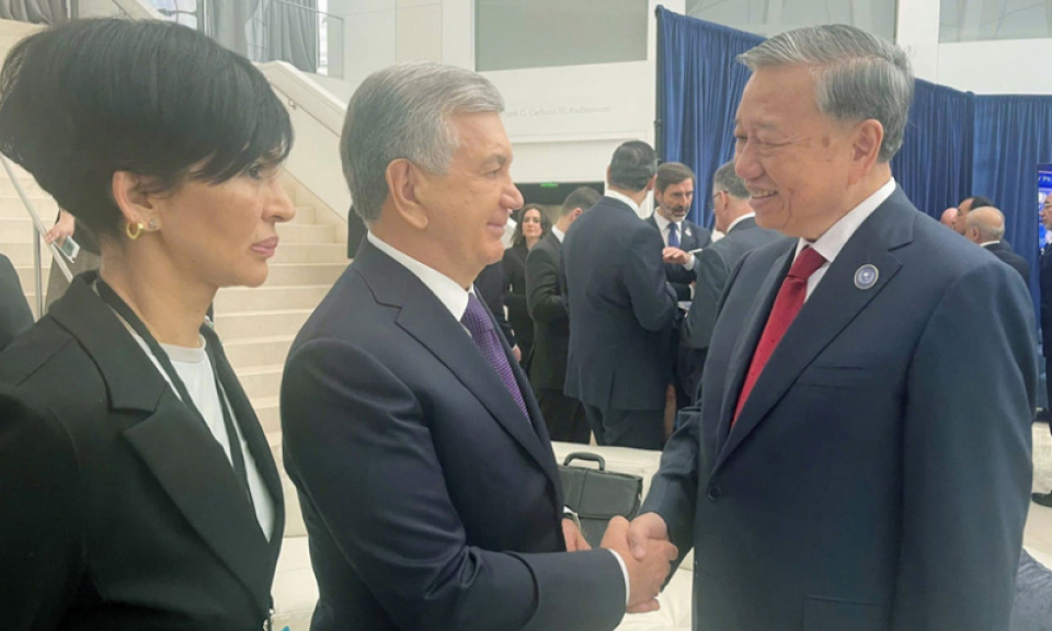 Tổng B&iacute; thư gặp l&atilde;nh đạo c&aacute;c nước nh&acirc;n dịp dự cuộc họp Hội đồng H&ograve;a b&igrave;nh về  Gaza