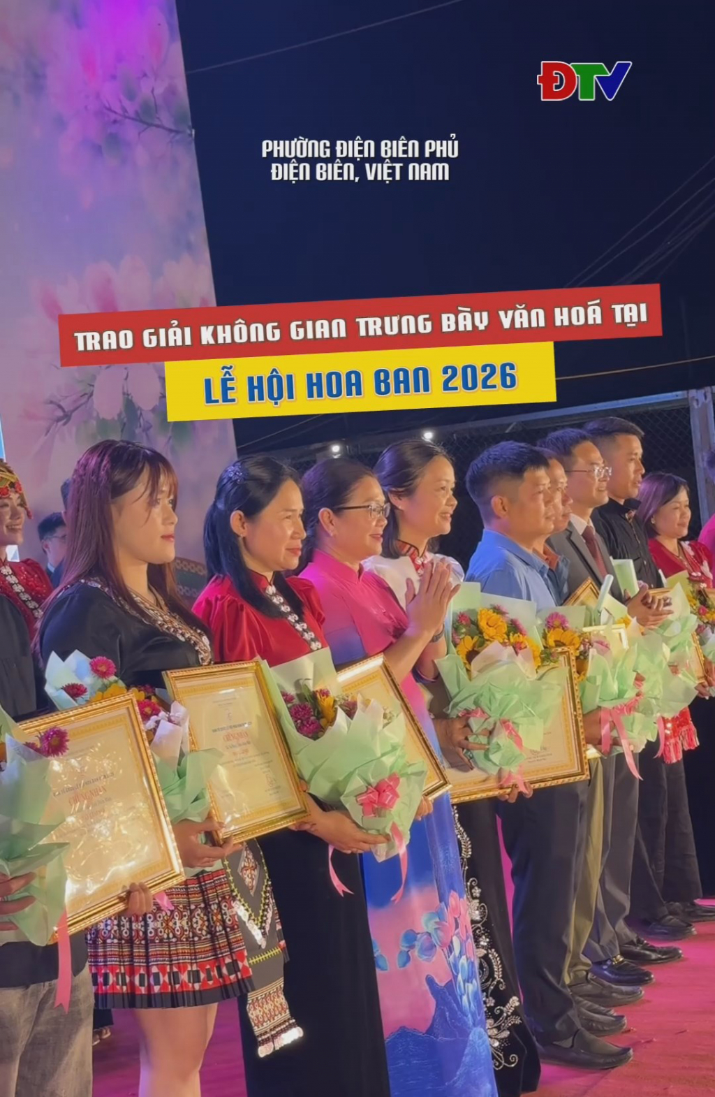 Trao giải Kh&ocirc;ng gian trưng b&agrave;y văn ho&aacute; tại Lễ hội Hoa Ban 2026