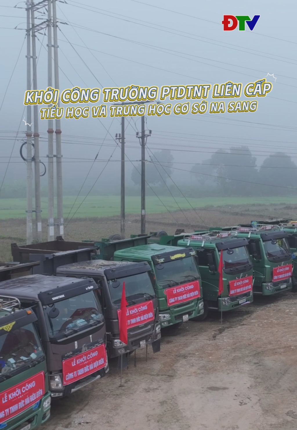 Khởi c&ocirc;ng trường PTDTNT li&ecirc;n cấp Tiểu học v&agrave; Trung học cơ sở Na Sang