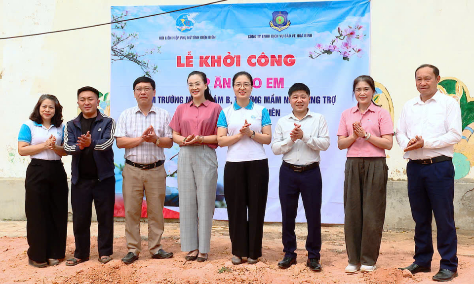 X&acirc;y dựng &ldquo;Bếp ăn cho em&rdquo; tại điểm trường Nậm Ng&aacute;m B