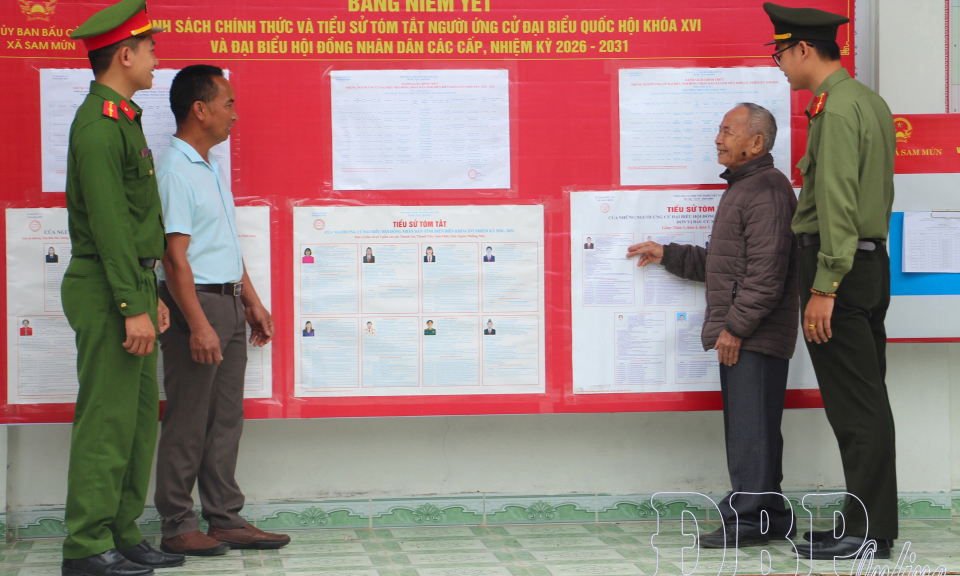 Đảm bảo an ninh trật tự dịp bầu cử 