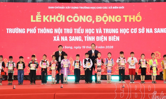 Minister of Finance Nguyễn Văn Thắng attends groundbreaking ceremony for Na Sang Multi-level Boarding School