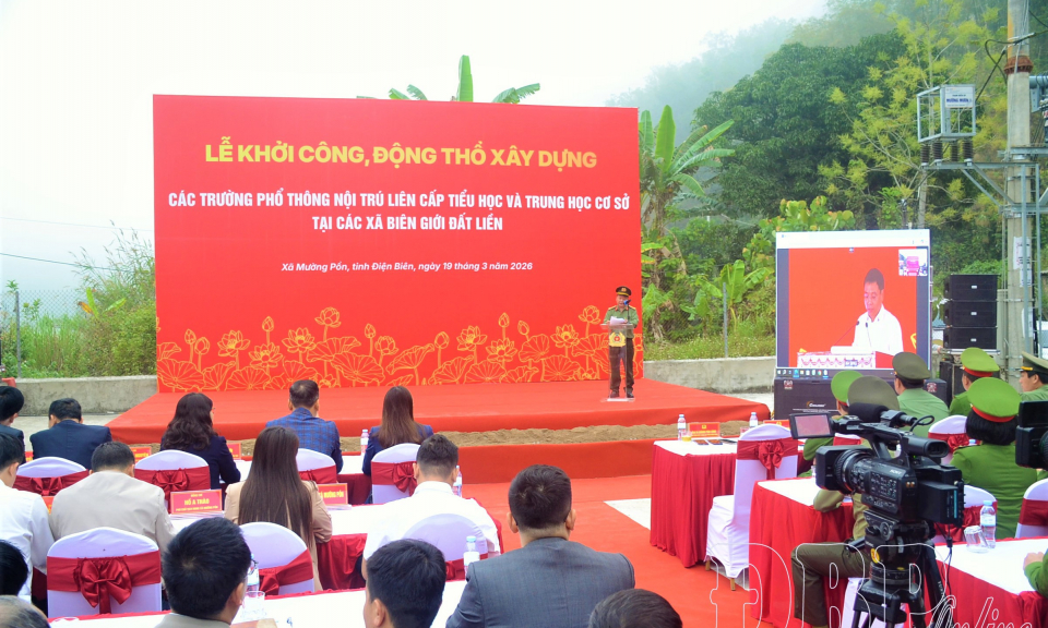 Niềm vui từ những ng&ocirc;i trường mới nơi bi&ecirc;n giới Điện Bi&ecirc;n