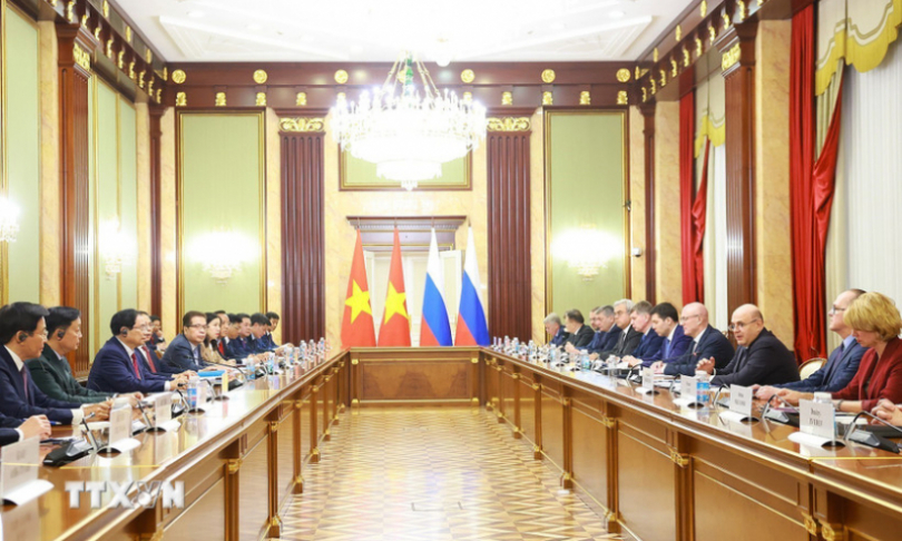 Việt Nam-Li&ecirc;n bang Nga quyết t&acirc;m n&acirc;ng tầm hợp t&aacute;c kinh tế trở th&agrave;nh mũi nhọn