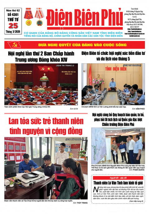 B&aacute;o thời sự Số b&aacute;o thứ tư,ng&agrave;y 25 th&aacute;ng 3 năm 2026