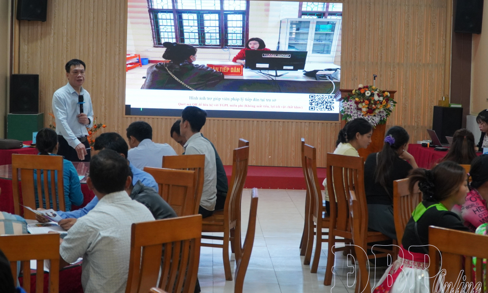 N&acirc;ng cao năng lực tiếp cận trợ gi&uacute;p ph&aacute;p l&yacute; cho người d&acirc;n