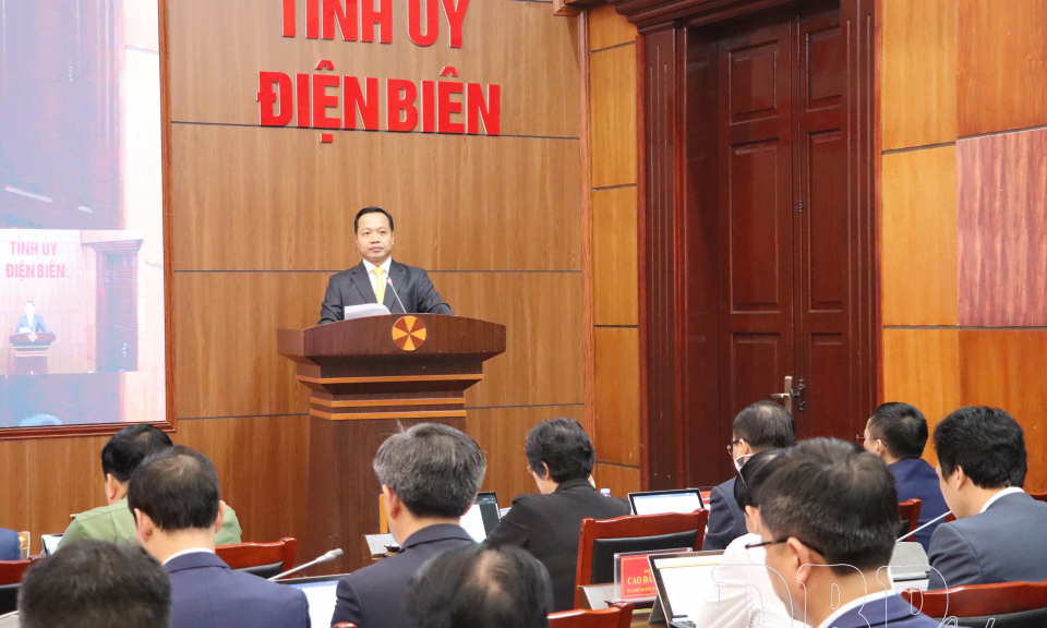 Hội nghị Ban Chấp h&agrave;nh Đảng bộ tỉnh lần thứ 13