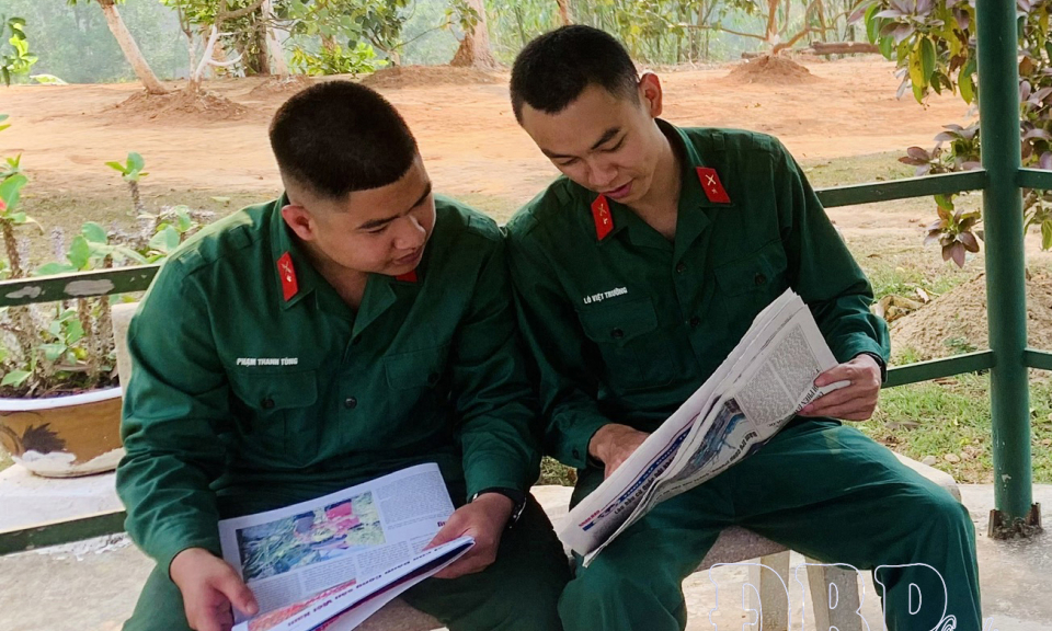 Những ng&agrave;y đầu trong qu&acirc;n ngũ  của chiến sĩ mới 