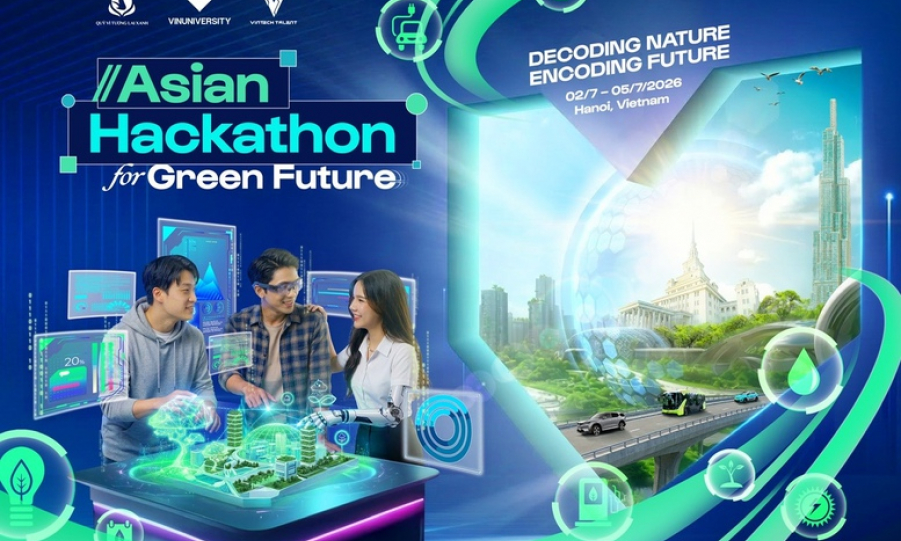 Việt Nam lần đầu tổ chức cuộc thi Hackathon c&ocirc;ng nghệ m&ocirc;i trường to&agrave;n ch&acirc;u &Aacute;