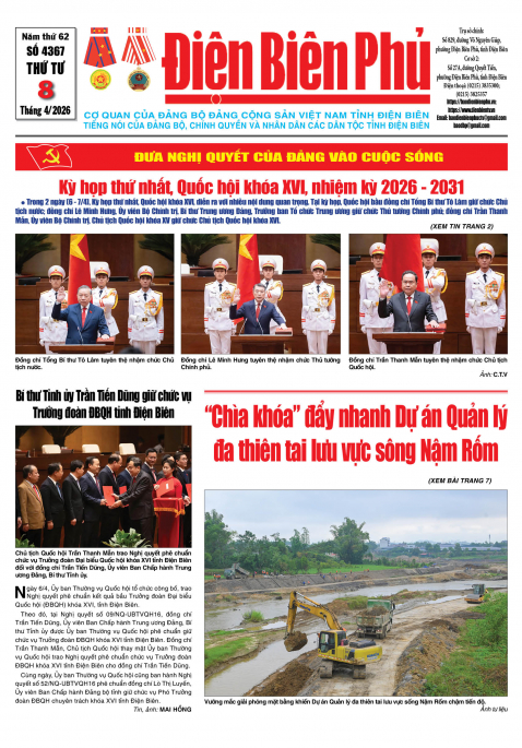 B&aacute;o thời sự Số b&aacute;o thứ tư,ng&agrave;y 08 th&aacute;ng 4 năm 2026