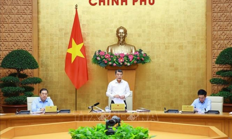 Thủ tướng L&ecirc; Minh Hưng chủ tr&igrave; họp Thường trực Ch&iacute;nh phủ v&agrave; Thường trực Đảng ủy Ch&iacute;nh phủ