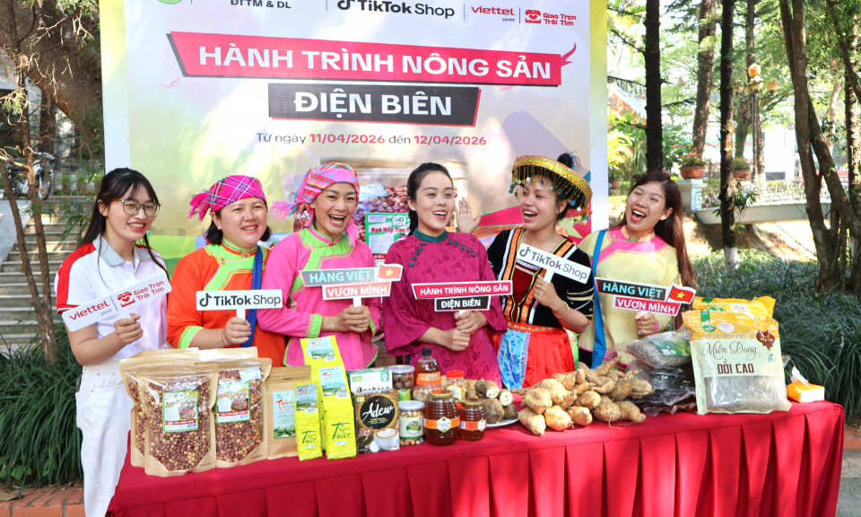 "H&agrave;nh tr&igrave;nh n&ocirc;ng sản Điện Bi&ecirc;n" tr&ecirc;n m&ocirc;i trường số