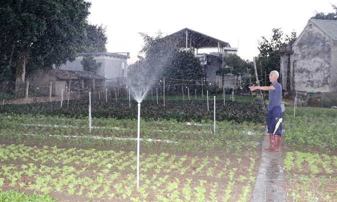 Ensuring no shortages of water for agricultural production