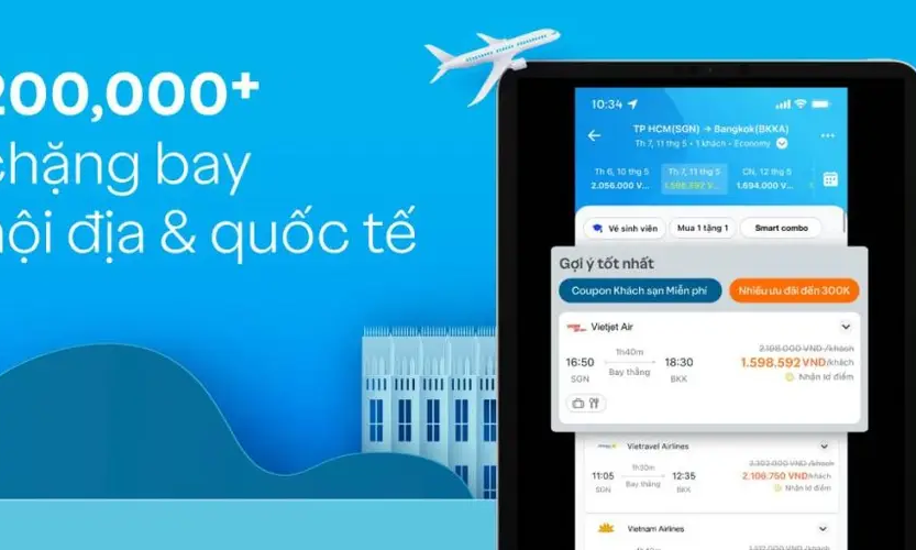 Điểm danh top 4 tuyến bay nội địa bận rộn nhất Việt Nam 