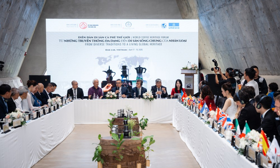 Diễn đ&agrave;n Di sản C&agrave; ph&ecirc; Thế giới 2026: Lan tỏa gi&aacute; trị &ldquo;di sản sống&rdquo;